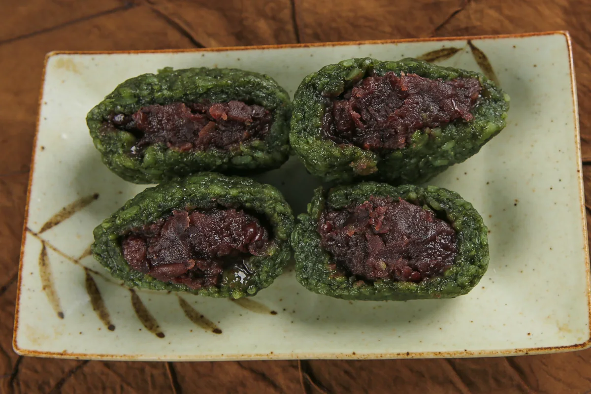 밥알쑥모찌
